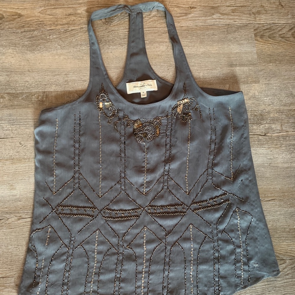 Abercrombie and Fitch beaded tank